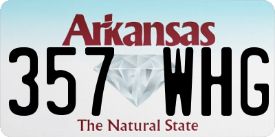 AR license plate 357WHG