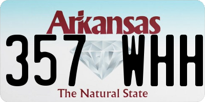 AR license plate 357WHH