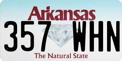 AR license plate 357WHN
