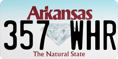 AR license plate 357WHR