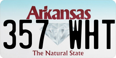 AR license plate 357WHT
