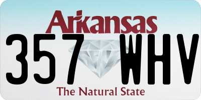 AR license plate 357WHV