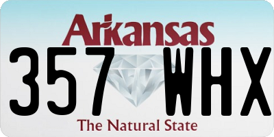 AR license plate 357WHX