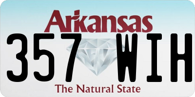 AR license plate 357WIH