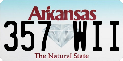 AR license plate 357WII