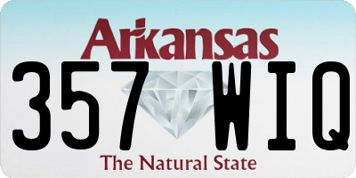 AR license plate 357WIQ