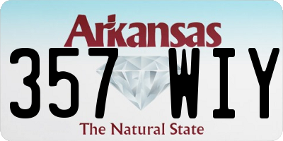 AR license plate 357WIY