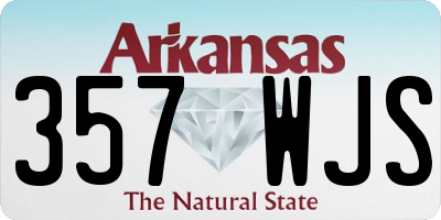 AR license plate 357WJS