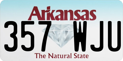AR license plate 357WJU