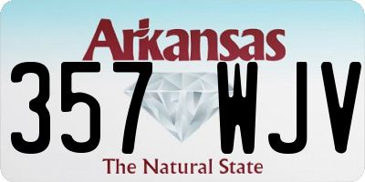 AR license plate 357WJV