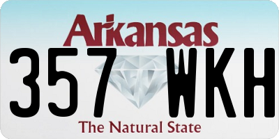AR license plate 357WKH