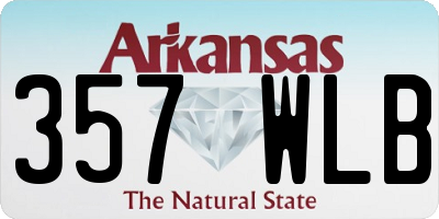AR license plate 357WLB