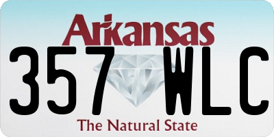 AR license plate 357WLC