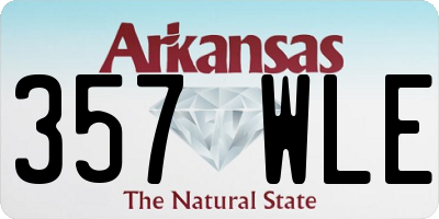 AR license plate 357WLE