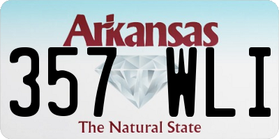 AR license plate 357WLI