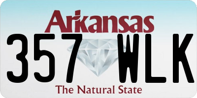 AR license plate 357WLK