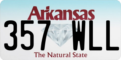 AR license plate 357WLL