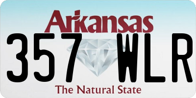 AR license plate 357WLR