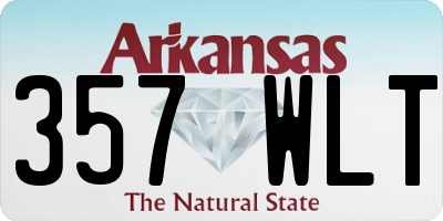 AR license plate 357WLT