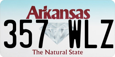 AR license plate 357WLZ