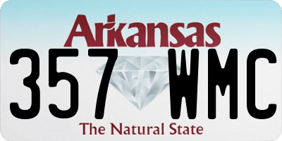 AR license plate 357WMC