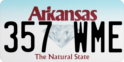 AR license plate 357WME