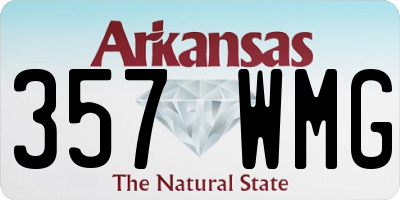 AR license plate 357WMG
