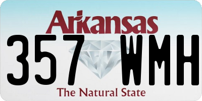 AR license plate 357WMH