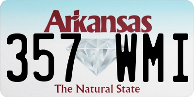 AR license plate 357WMI