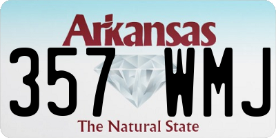AR license plate 357WMJ