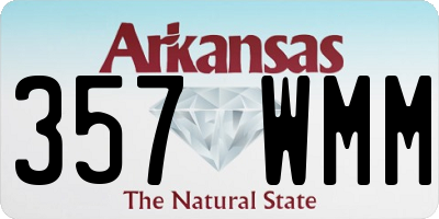 AR license plate 357WMM