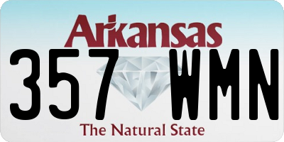 AR license plate 357WMN