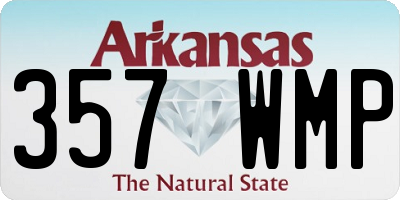 AR license plate 357WMP