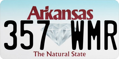 AR license plate 357WMR