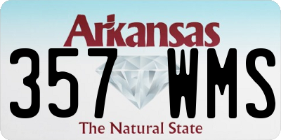 AR license plate 357WMS