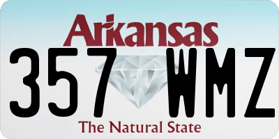 AR license plate 357WMZ
