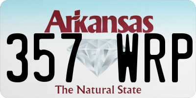 AR license plate 357WRP