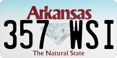 AR license plate 357WSI