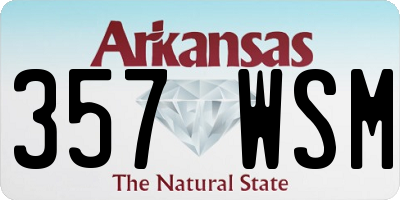 AR license plate 357WSM