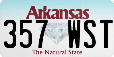 AR license plate 357WST