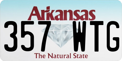 AR license plate 357WTG