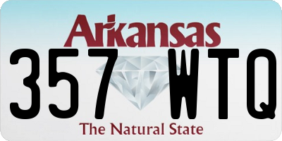 AR license plate 357WTQ