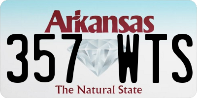 AR license plate 357WTS