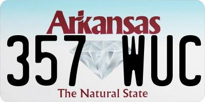 AR license plate 357WUC