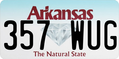 AR license plate 357WUG
