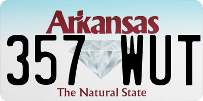 AR license plate 357WUT