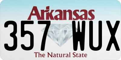 AR license plate 357WUX