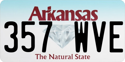 AR license plate 357WVE