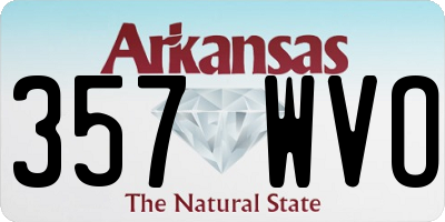 AR license plate 357WVO