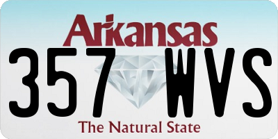 AR license plate 357WVS